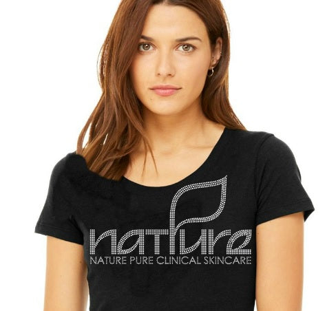 NATPURE Dazzling Rhinestone T-Shirts