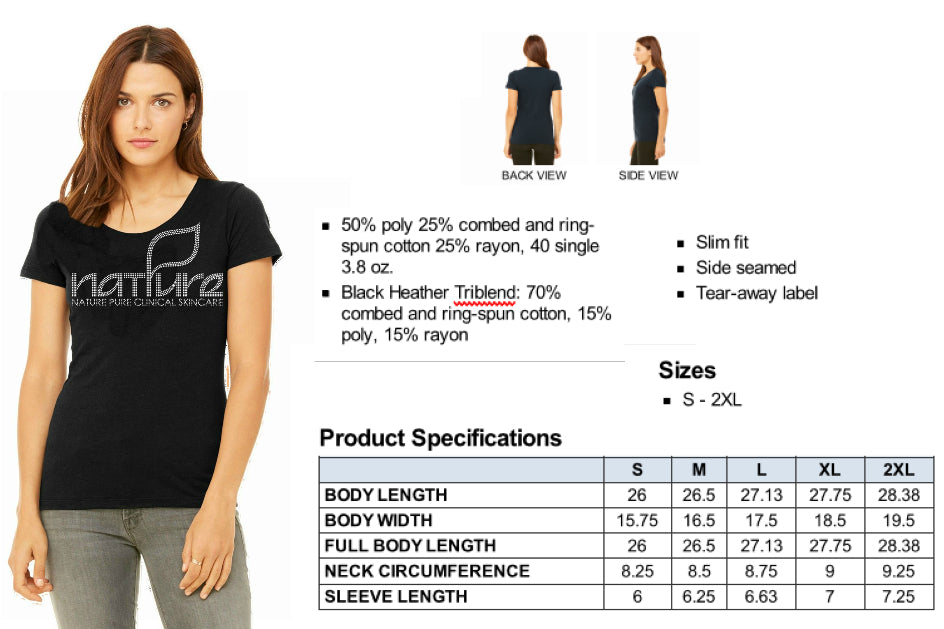 NATPURE Dazzling Rhinestone T-Shirts