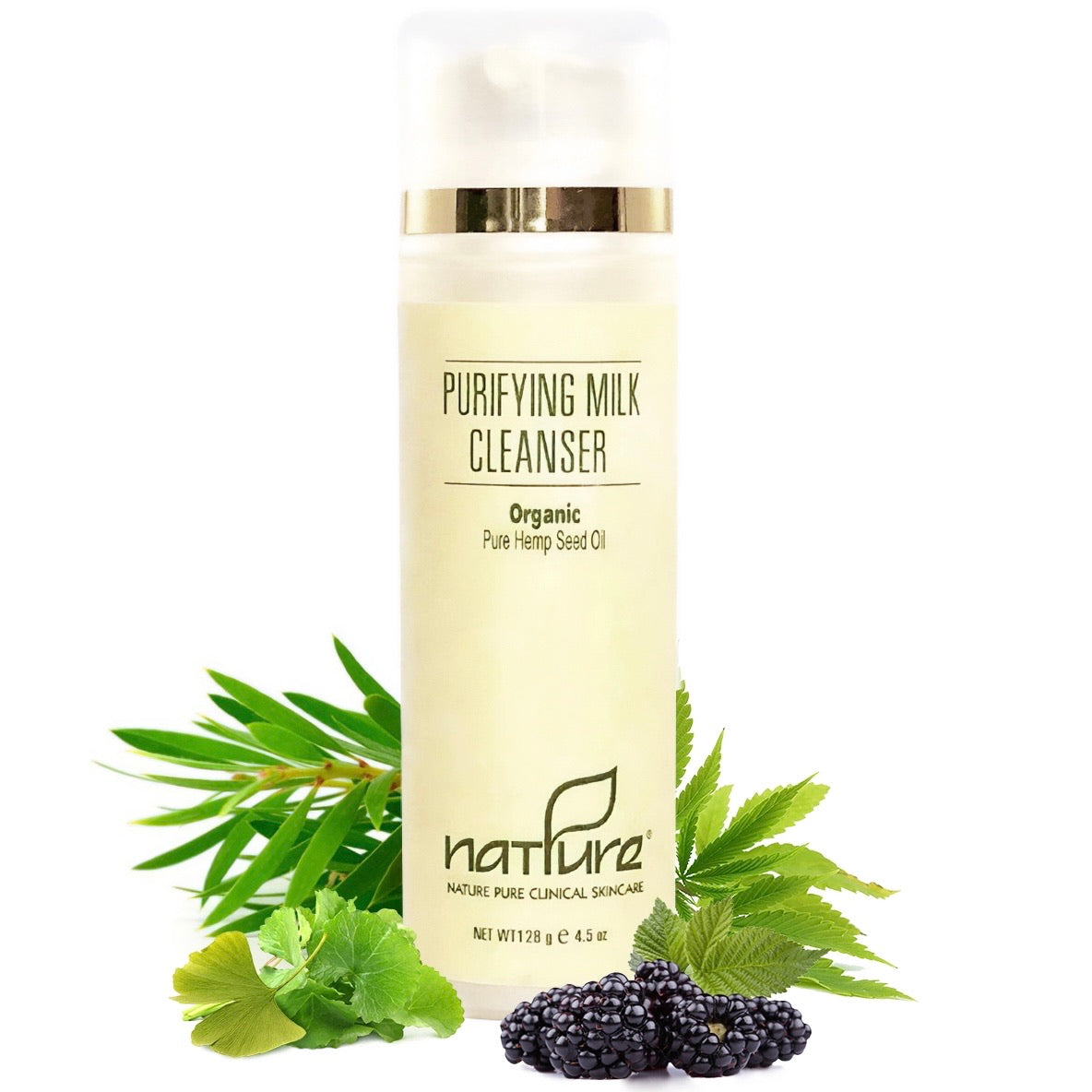 Professional Purifying Milk Cleanser with Organic Hemp Seed Oil