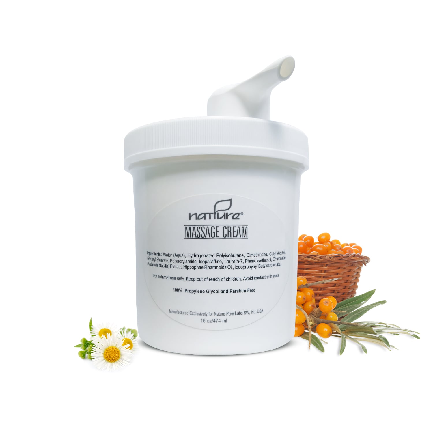 Professional Hippophae Massage Cream / 1.0 lb